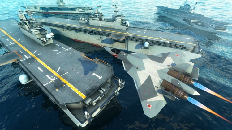 Aircraft Carrier Parking - F18 Fighter Jet Simulation Landing & Stealth Navy Boat Battleship Driving Games