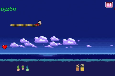 A Retro Super-Hero Power Jump EPIC - The Fun 8-Bit Man Race Challenge screenshot 2