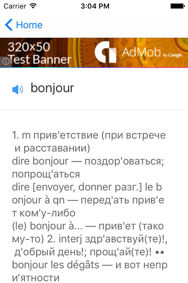 French Russian Dict screenshot 2