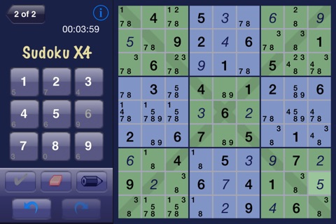 Sudoku X4 screenshot 4