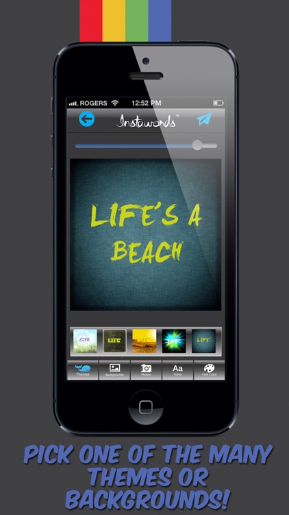 InstaWords Pro - Add Text Over Your Photos or Make Them Into Beautiful Pictures