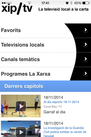xip/tv La televisió local a la carta screenshot 2