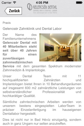 Gelencsér Dental Zahnklinik und Dental Labor, Ungarn screenshot 2