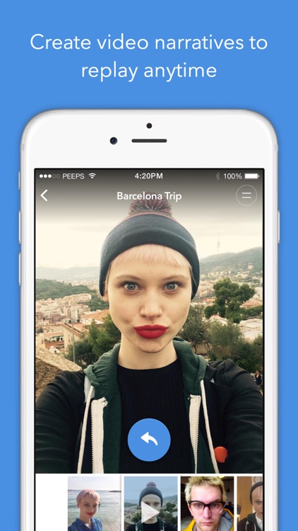 Peeps - Selfie group video chat
