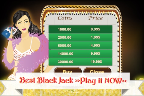 A Classic BlackJack - Perfect Real Casino BJ Cards Game screenshot 3