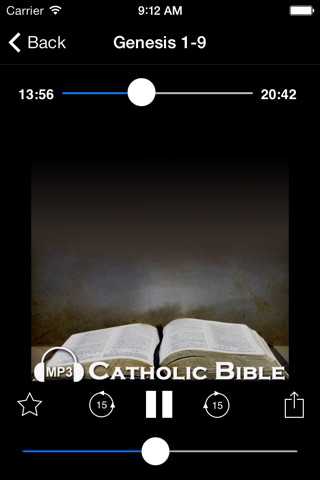 Audio Catholic Bible screenshot 4