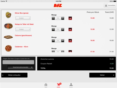 BOZ Pizza für iPad screenshot 4