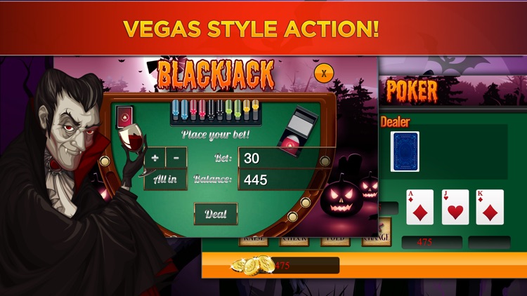 The Halloween Witch Girl's Hot Sexy Slot Casino - Haunted Pumpkin Slots Mania screenshot-3