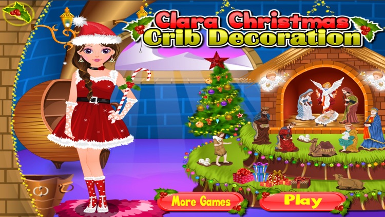 Clara Christmas Crib Decoration Christmas Games By Tmdgames