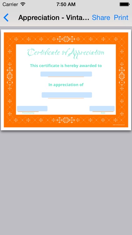 Appreciation Certificates 01 screenshot-3