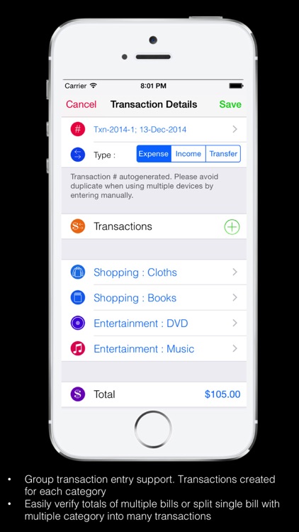 Expense Tracker Pro : Manager for Home budget, accounts and expenses