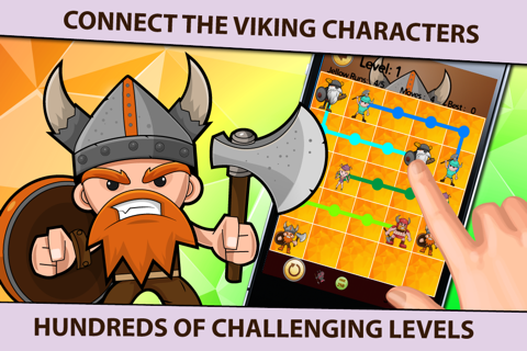 A Vikings Voyage Puzzl-e - Nordic Trolls Super-Card Connect Dots Game screenshot 2