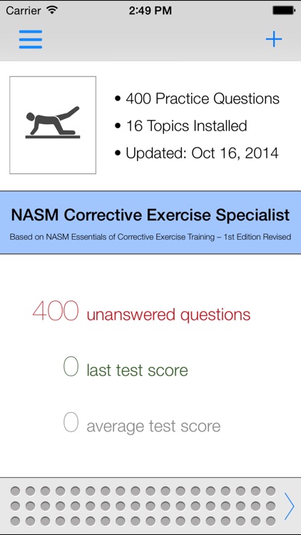 Nasm Corrective Exercise Chart