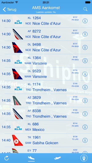 Amsterdam Schiphol iPlane Vluchtinformatie - Eindhovenm, Rot(圖1)-速報App