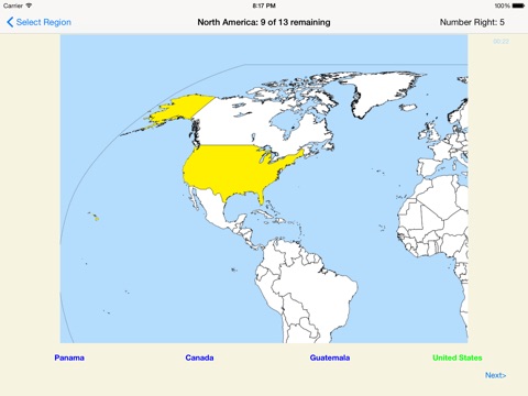 Countries Geography Quiz screenshot 3