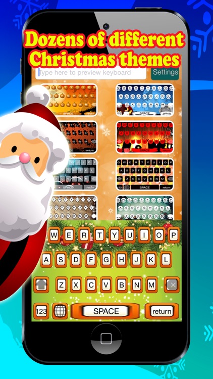A Christmas Keyboard - Cool Color Xmas Theme Customization