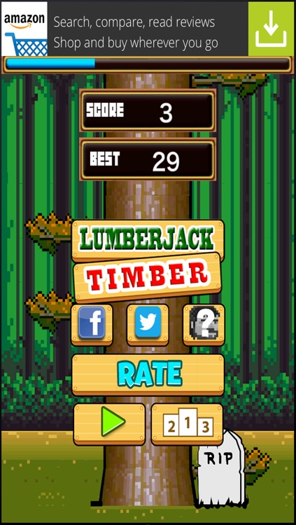 TIMBER the LumberJack Tree Chopping Man screenshot-4