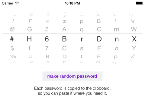 MAD PasswordMaker screenshot 2