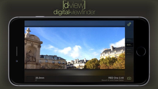 D•View : Digital Viewfinder for Cinemato