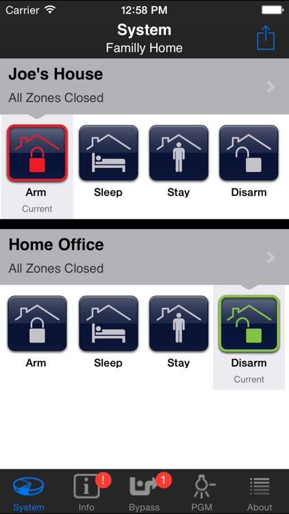iParadox – Alarm System Control