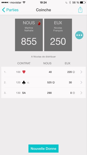 Coinchette - compteur de points à la Belote, Coinche et Cont(圖1)-速報App