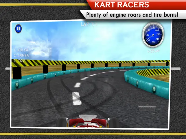 Captura de Pantalla 5 Kart Racers - Motor Death Racing Rally HD iphone