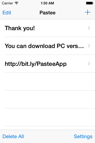 Pastee - Clipboard Manager screenshot 2