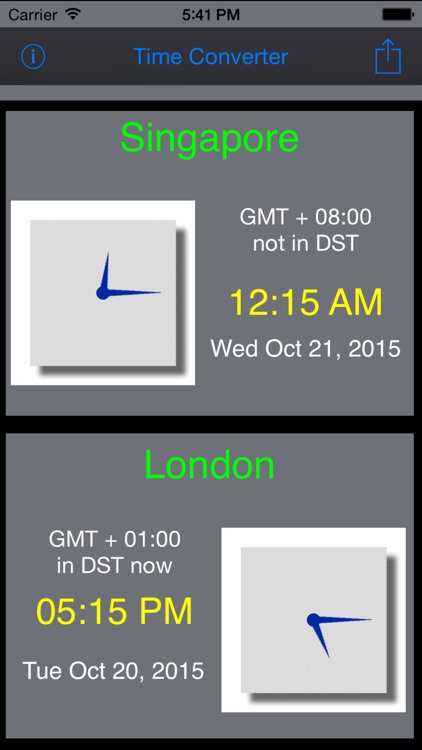 Time Converter Two Zone