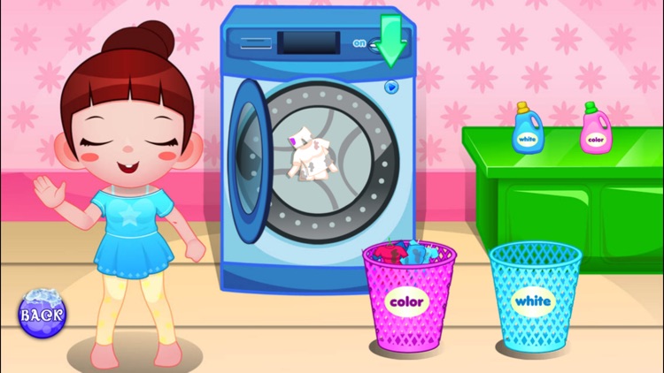 baby washing clothes games