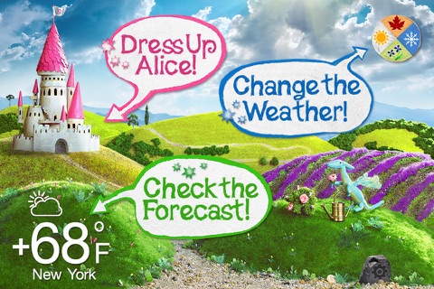 Alice's Weather. Dress-Up! Free screenshot 4