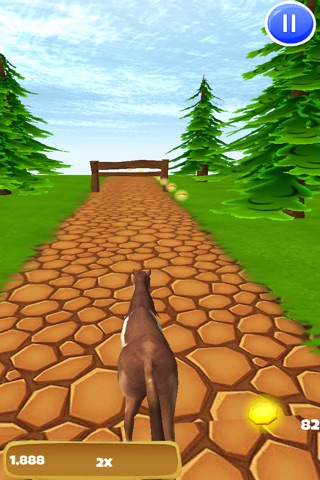 Horse Ride: Wild Trail Run & Jump Game - Pro Edition screenshot 3