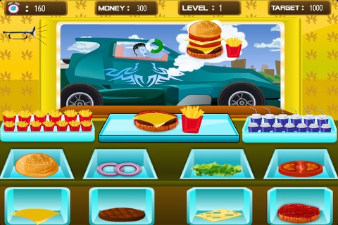 Cooking hamburgers for drivers screenshot 2