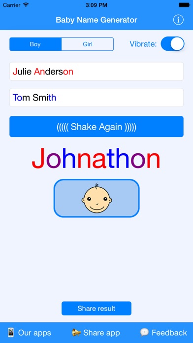 baby name generator app price drops