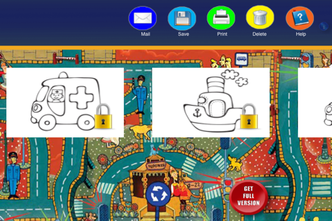 Coloring Book for kids - Transport screenshot 3