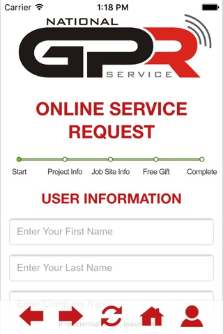 National GPR Online Services screenshot 2