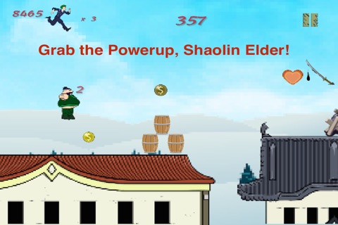 Shaolin Ninja Escape - Mega Run and Jump on the Roof Top screenshot 4