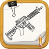 Learn To Draw : Pistols and Guns