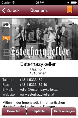 Esterhazykeller screenshot 2
