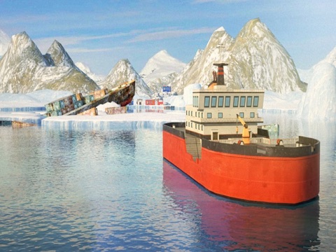 Скачать игру 3D Icebreaker Parking - Arctic Boat Driving & Simulation Ship Racing Games