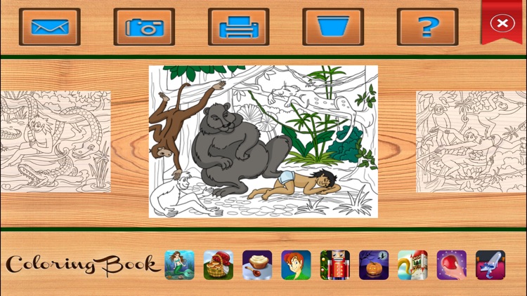 The Jungle Book. Coloring book for children