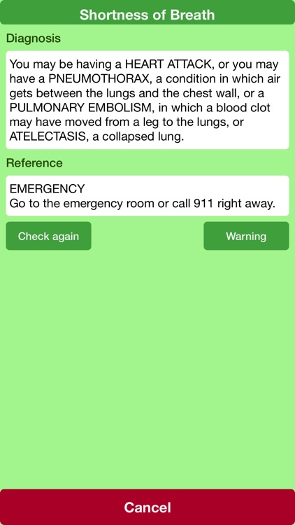 Check Your Symptoms