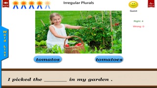 Irregular Plurals Free - English Language Art Grammar Appのおすすめ画像2