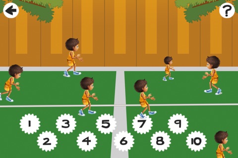 123 Count-ing with Tennis Play-ers! Great Kid-s Games screenshot 2