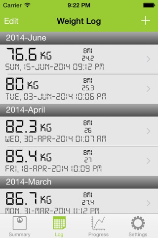 My Weight Tracker Pro screenshot 3