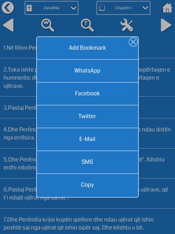 Albanian Bible for iPad screenshot 3