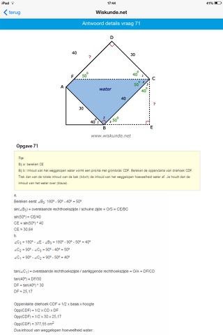 Wiskunde.net screenshot 2