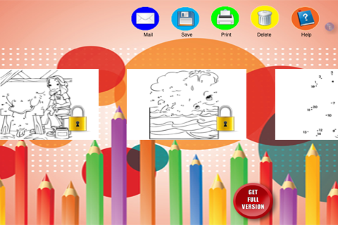 Colorings and drawing by dots screenshot 3