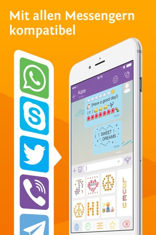 Richmoji - emoji keyboard for chating, texting,sms screenshot 2
