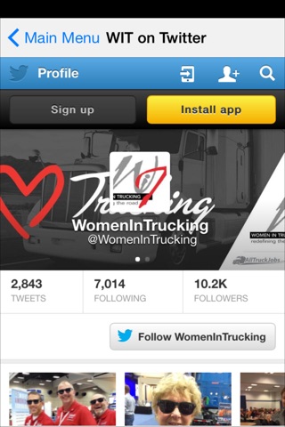 Women In Trucking screenshot 3