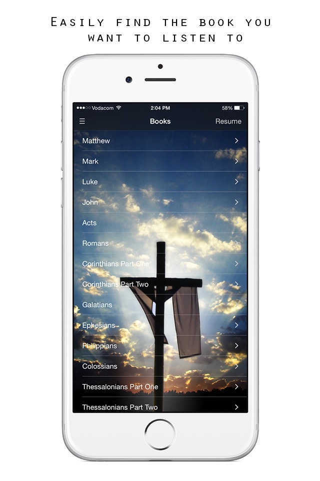 The Holy Bible Audiobook New Testament screenshot 2